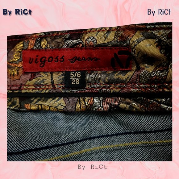 Vigoss Bootcut Women's Jeans Size 28x33 Stretch Blue Denim Flap Pockets Low Rise - Picture 7 of 12